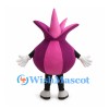 Purple Onion Mascot Costume with Spiky Top