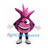 Purple Onion Mascot Costume with Spiky Top