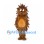 Brown Hedgehog Mascot Costume with Spiky Back