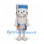 Mosaic Tile Roll Mascot Costume with Round Glasses