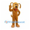 Dog Mascot Costume in Brown with Floppy Ears