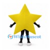 Star Mascot Costume in Yellow with Glasses