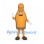 Bowling Pin Mascot Costume in Orange with Gray Trim