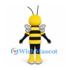Bee Mascot Costume with Sunglasses and Yellow Striped Boots