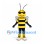 Bee Mascot Costume with Sunglasses and Yellow Striped Boots