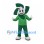 Pinwheel Mascot Costume in Green with White Face