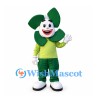 Pinwheel Mascot Costume with Lime Shirt and Green Pants