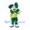 Pinwheel Mascot Costume with Lime Shirt and Green Pants