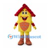 House Mascot Costume in Yellow with Red Roof and Brick Details