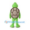 Turtle Mascot Costume in Green with Blue Glasses