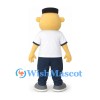 Boy Mascot Costume with White Shirt and Navy Pants