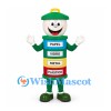 Recycling Bin Mascot Costume with Multicolor Sorting Panels