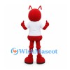 Ant Mascot Costume in Red with White Shirt