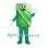 Smartphone Mascot Costume in Green with Gradient Screen