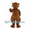 Brown Bear Mascot Costume with Cream Chest and Long Claws