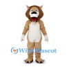 Lion Mascot Costume in Tan with Brown Mane