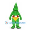 Crocodile Mascot Costume with Yellow Swim Briefs and Red White Ring
