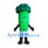 Broccoli Mascot Costume with Blue Checkered Shorts