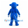 Monkey Mascot Costume in Blue with White Belly