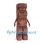Chocolate Bar Mascot Costume in Brown