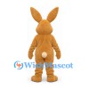 Rabbit Mascot Costume in Tan with Cream Belly