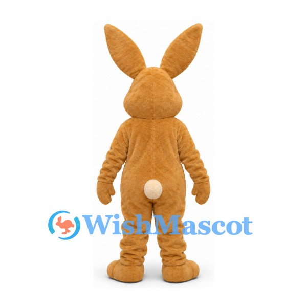 Rabbit Mascot Costume in Tan with Cream Belly