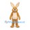 Rabbit Mascot Costume in Tan with Cream Belly