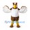 Eagle Mascot Costume in Brown and White with Spread Wings