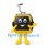 Cable Car Mascot Costume in Yellow and Black