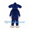 Bull Mascot Costume in Navy with White Horns