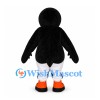 Penguin Mascot Costume with Orange Beak and Sneaker-Style Feet
