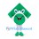 Arrow Mascot Costume in Green with Smiling Face