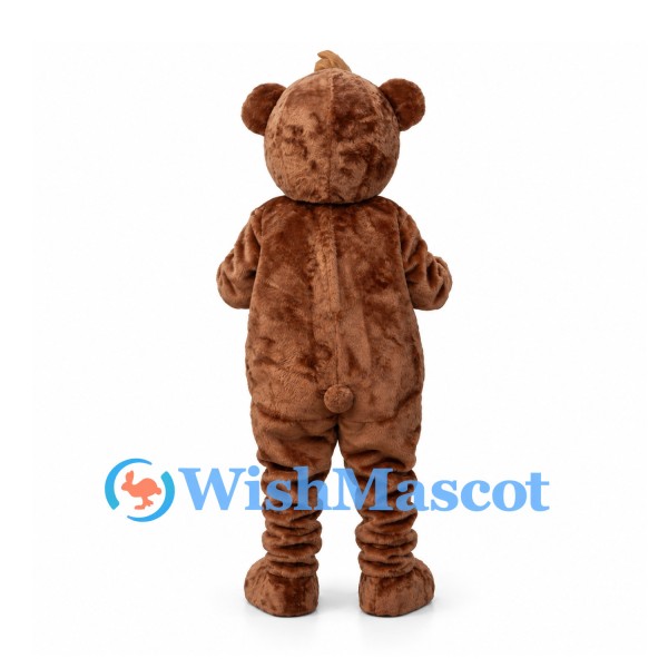 Bear Mascot Costume in Brown with Cream Belly and Muzzle