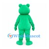 Frog Mascot Costume in Green with Round Belly