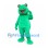 Frog Mascot Costume in Green with Round Belly