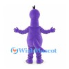 Dragon Mascot Costume in Purple with Pink Snout