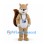 Squirrel Mascot Costume with Camera and Large Brown Tail