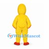 Duck Mascot Costume in Yellow with Orange Beak and Feet