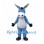 Donkey Mascot Costume in Blue with White Belly