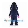 Donkey Mascot Costume in Navy with Pink Belly