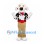Dog Mascot Costume with White Chef Hat and Red Scarf