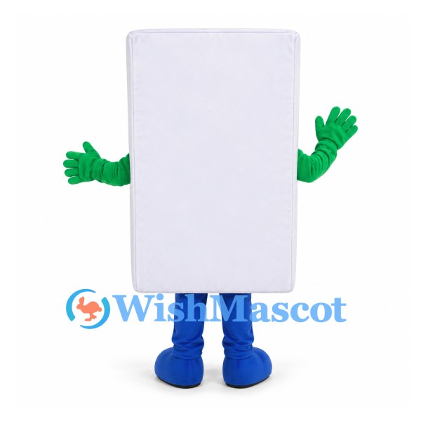 Washing Machine Mascot Costume with Colorful Controls