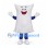 Pillow Mascot Costume in White with Blue Legs