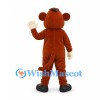 Monkey Mascot Costume in Brown with Cream Belly