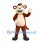 Monkey Mascot Costume in Brown with Cream Belly