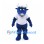 Bull Mascot Costume in Blue with White T-Shirt