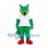 Fox Mascot Costume in Green with White T-Shirt