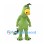 Dinosaur Mascot Costume in Light Green with Yellow Snout