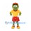 Frog Mascot Costume with Yellow Cap and Red Polka Dot Shorts