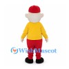 Boy Mascot Costume with Yellow Shirt and Red Trousers